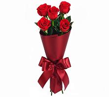 Букет 5 Красных роз Эдлесс Лав в Толстово-Васюковском