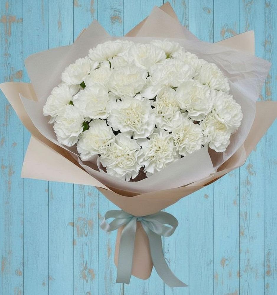 Букет цветов из: Гвоздики в Толстово-Васюковском