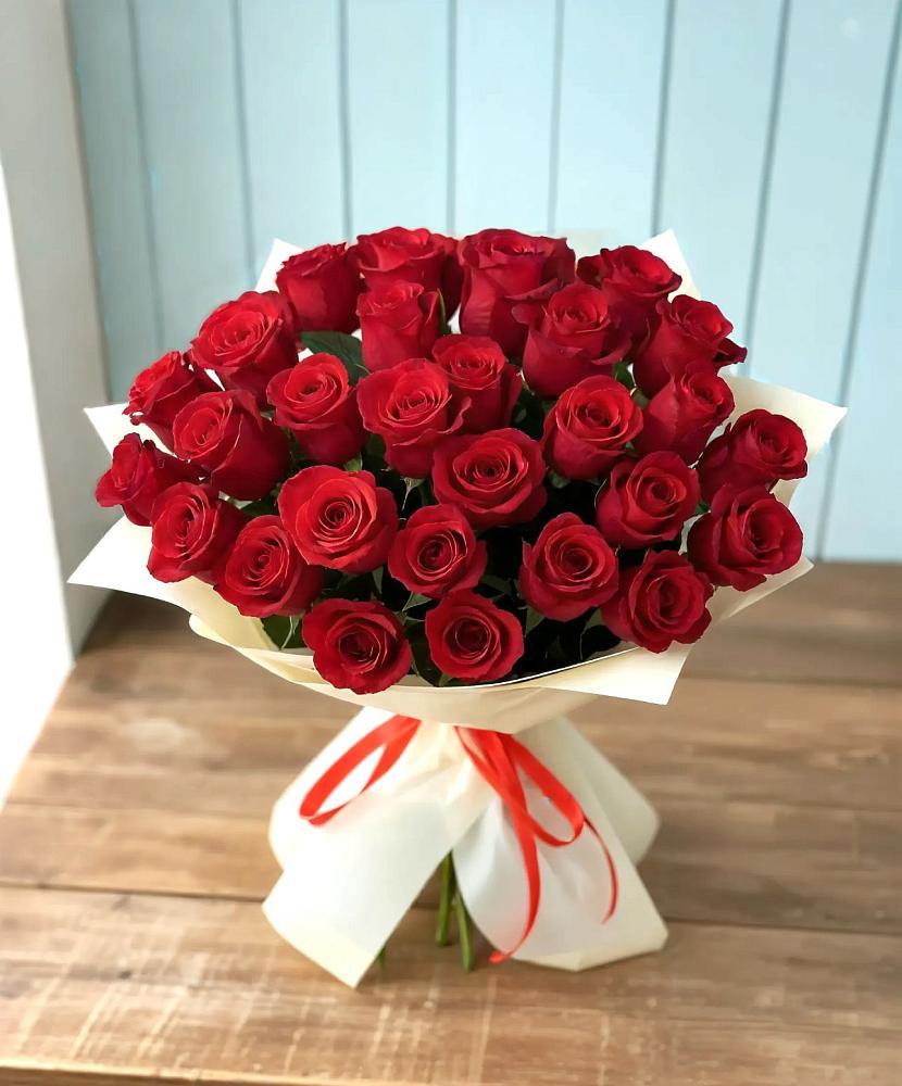Букет 29 Красных роз в Толстово-Васюковском