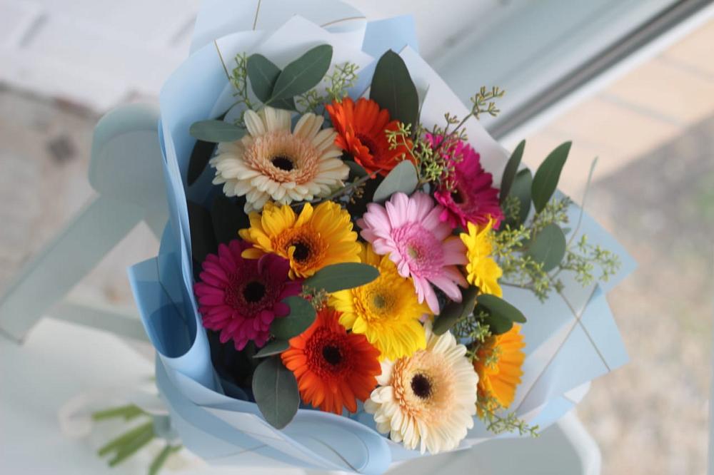 Букет цветов из: Герберы в Толстово-Васюковском