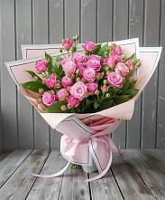 Букет Розовый кустик #REPLACE_PRED# Толстово-Васюковском