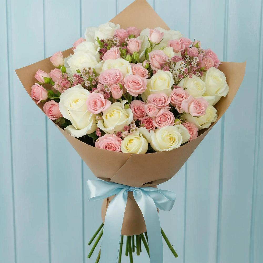 Букет цветов из: Розы в Толстово-Васюковском