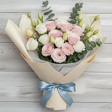 Букет цветов из:  Лизиантусы #REPLACE_PRED# Толстово-Васюковском