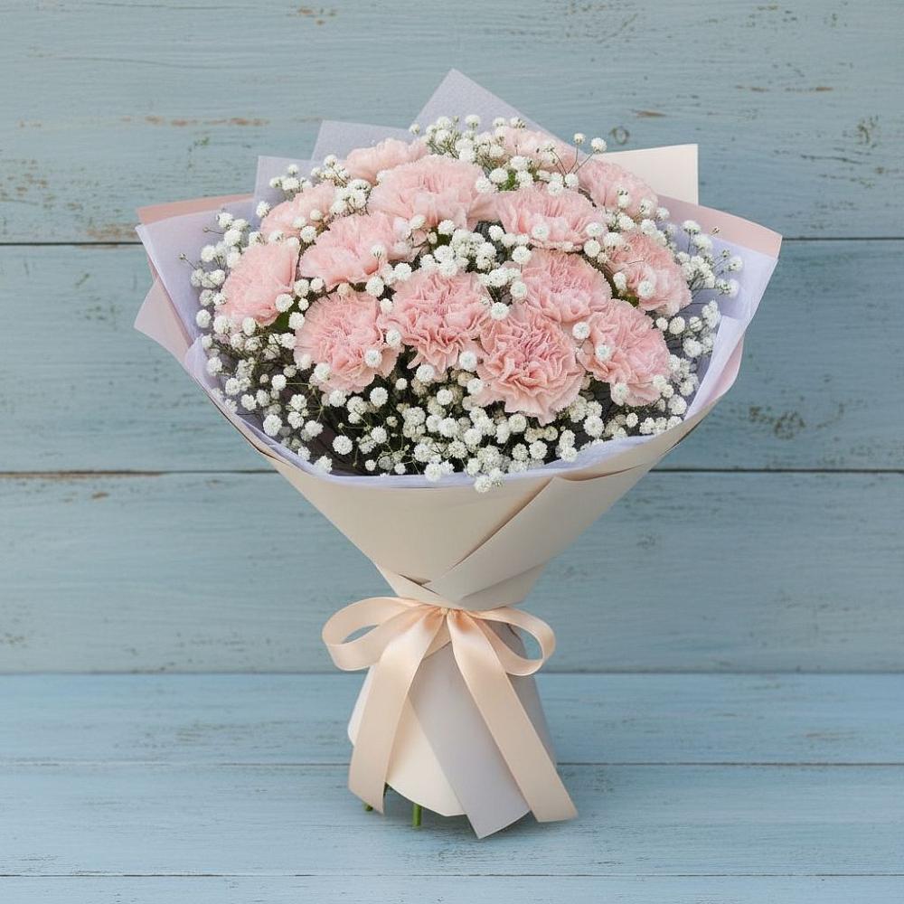 Букет цветов из: Гвоздики в Толстово-Васюковском