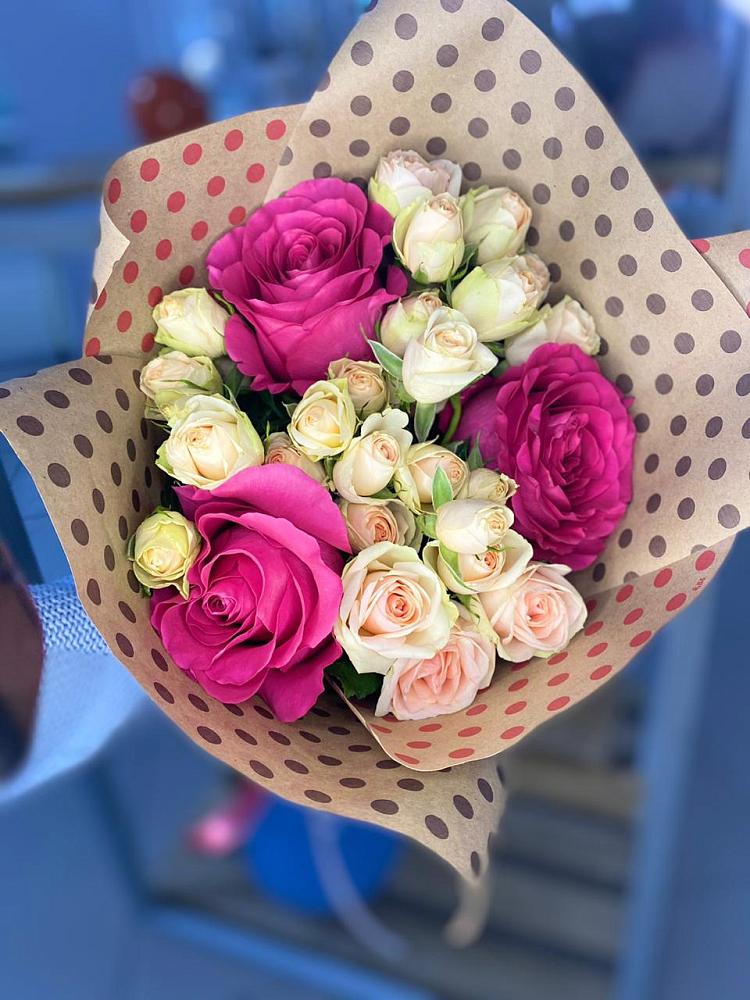 Букет цветов из: Розы в Толстово-Васюковском