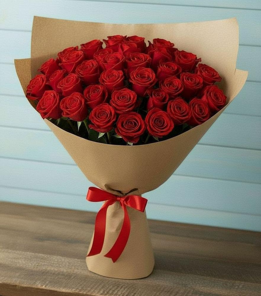 Букет Красные розы Милано в Толстово-Васюковском