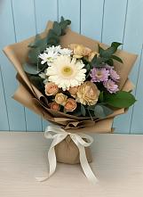 Букет цветов из:  Герберы и Хризантемы в Толстово-Васюковском