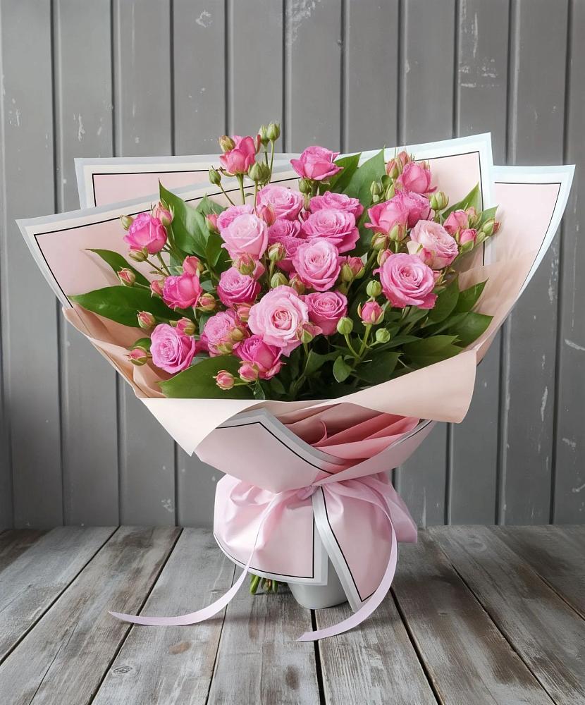 Букет Розовый кустик в Толстово-Васюковском