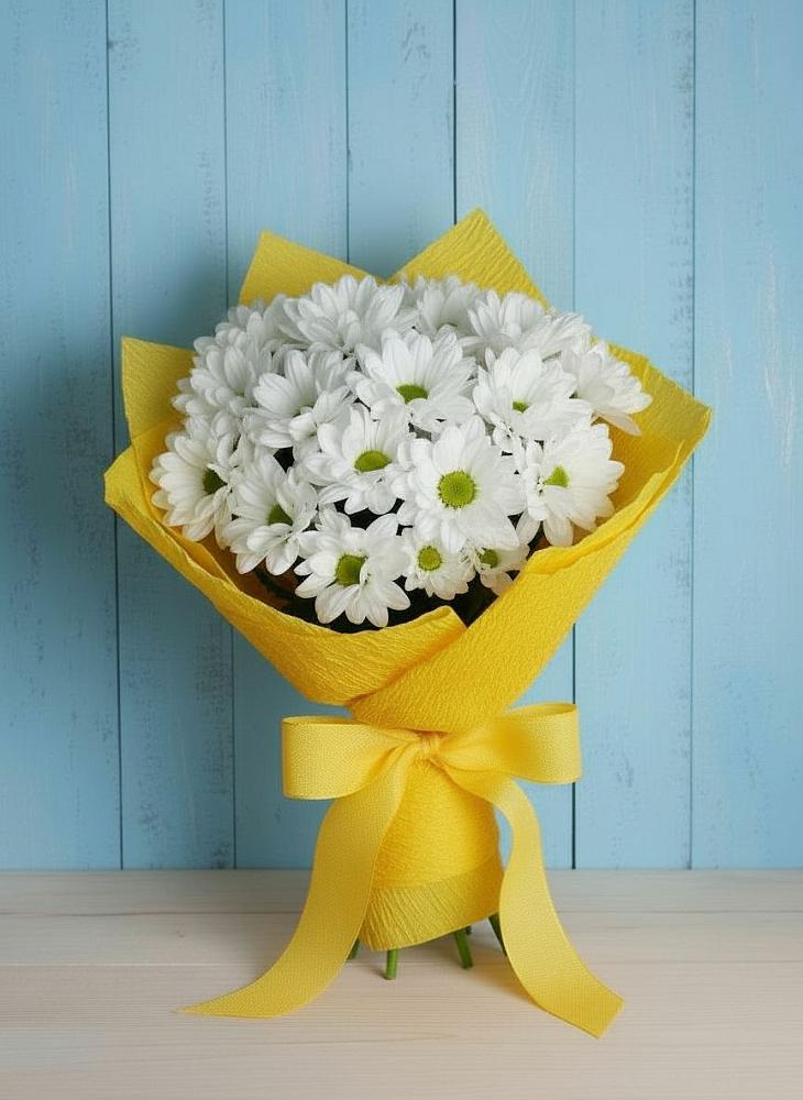 Букет цветов из: Хризантемы в Толстово-Васюковском