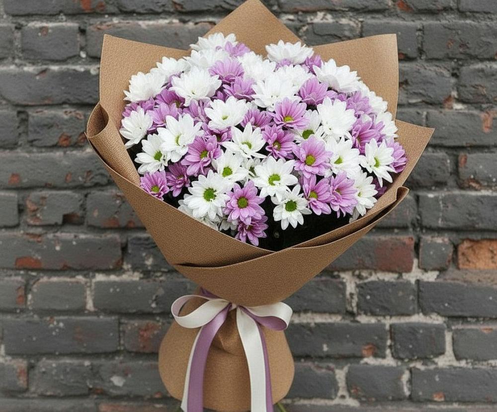 Букет цветов из: Хризантемы в Толстово-Васюковском