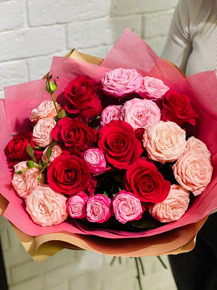 Букет цветов из: Розы в Толстово-Васюковском