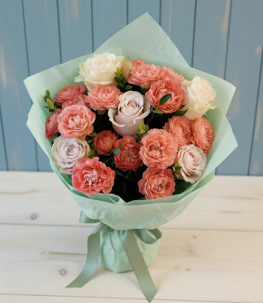 Букет цветов из: Розы в Толстово-Васюковском