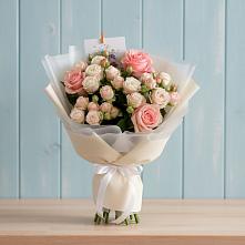 Букет цветов из:  Розы в Толстово-Васюковском