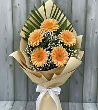 Букет цветов из:  Герберы в Толстово-Васюковском
